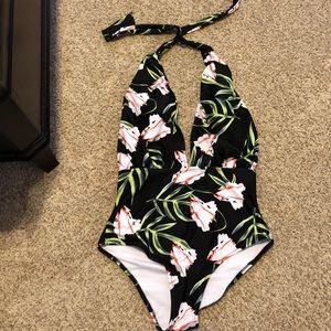 Monokini floral pattern size medium